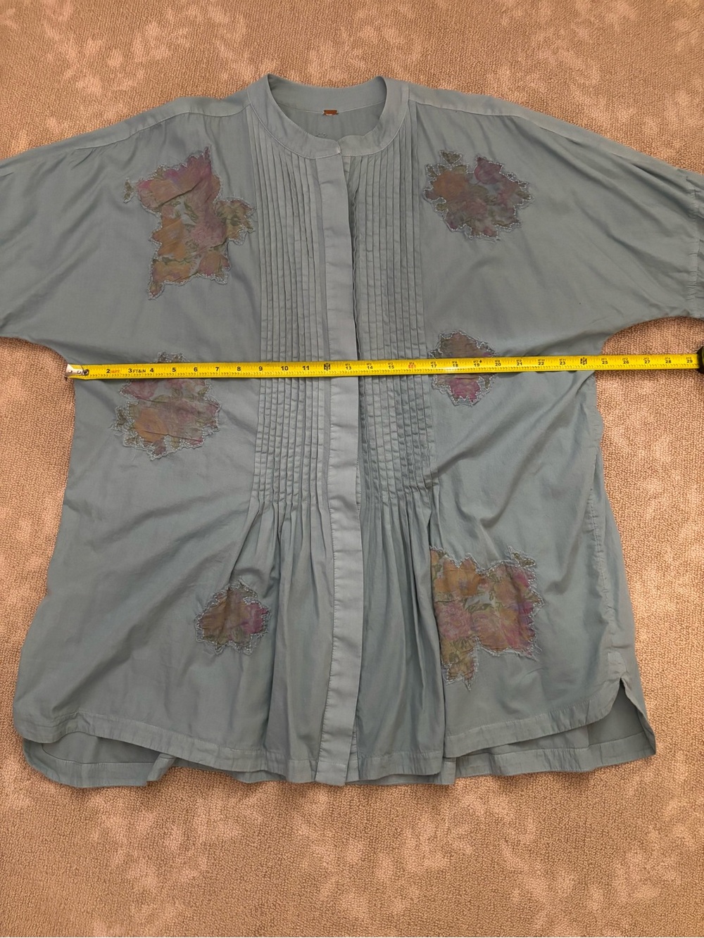Free People Mari Long Blouse / Dress Tunic Boho Oversized Small